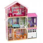 Casuta mare din lemn Avery DollHouse KidKraft de joaca cu papusi - cu sunete si lumini
